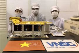 17 августа 2021 года вьетнамский спутник NanoDragon был официально передан Японии. (Фото: JAXA /опубликовано ВИА)