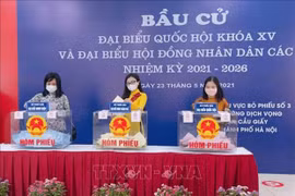 Избиратели голосуют (Фото: ВИА) 