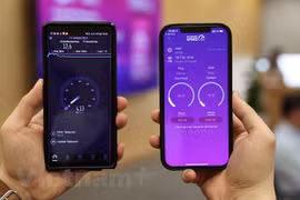 Сравнение приложения i-Speed и SpeedTest. (Фото: Минь Шон / Vietnam +)