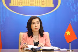 Официальный представитель МИДа Вьетнама Ле Тхи Тху Ханг. (Фото: ВИА)
