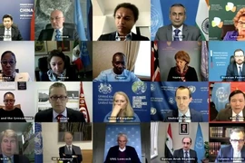 На заседании, посвященном ситуации в Сирии, под председательством Вьетнама присутствовали представители членов Совета Безопасности ООН. (Фото: Хыу Тхань/ВИА)