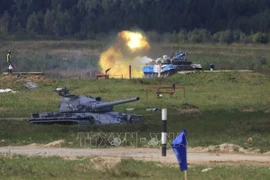 Танковые соревнования проходят на полигоне Алабино, под Москвой. (Фото ВИА)