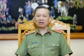 Министр общественной безопасности генерал То Лам в интервью Вьетнамскому информационному агентству (Фото: ВИА)