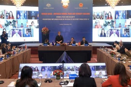 Диалог АСЕАН-Австралия на тему «Женщины, мир и безопасность: на пути к восстановлению после COVID-19». (Фото: ВИА)