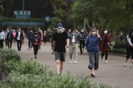 В Ханое по-прежнему разрешено возобновление занятий спортом на открытом воздухе, но при этом необходимо обеспечить профилактику и борьбу с эпидемией. (Фото: ВИА)