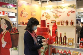 Вьетнамская продукция на выставке Foodex Japan 2021 (Фото: ВИА)