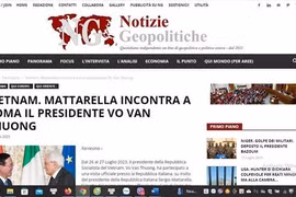 Статья на газете La voce d’italia. (Фото: ВИА)