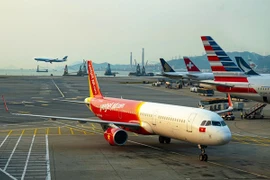 Vietjet вновь откроет маршрут, соединяющий Хошимин и Гонконг (Китай), с обратными рейсами каждый понедельник и пятницу с 10 февраля. (Фото: предоставлено Vietjet) 
