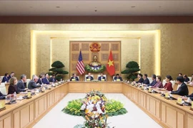 Сопредседателями мероприятия, на котором присутствуют премьер-министр Вьетнама Фам Минь Тьинь и президент США Джозеф Байден, являются Зунг и госсекретарь США Энтони Блинкен. (Фото: ВИA)