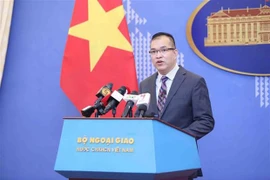 Заместитель официального представителя Министерства иностранных дел (МИД) Нгуен Дык Тханг. (Фото: ВИА)