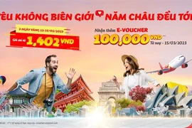  Vietjet предлагает билеты всего от 1.402 донгов в День святого Валентина. (Фото: Vietjet)
