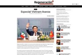 Regeneración публикует статью о предстоящем визите высокопоставленного вьетнамского законодателя в Латинскую Америку. (Фото: ВИА) 