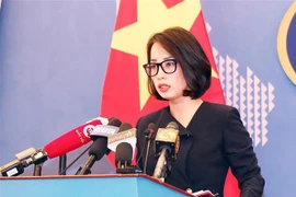 Заместитель официального представителя МИД Фам Тху Ханг провела очередную майскую пресс-конференцию. (Фото: ВИА)