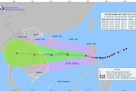 Тайфун «Нору» вошел в Восточное море рано утром 26 сентября (Фото: ВИА) 