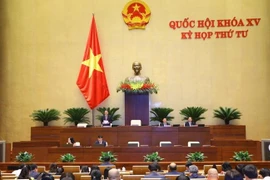 На заседании 4-ой сессии НС 15-го созыва. (Фото: ВИА)