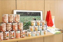 На мероприятии были представлены вьетнамские продукты (Фото: ВИА) 