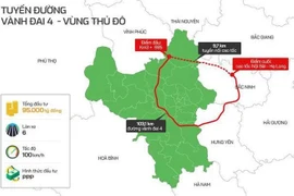 Проект Кольцевой линии № 4 - Столичный регион Ханоя. (Фото: VGP)