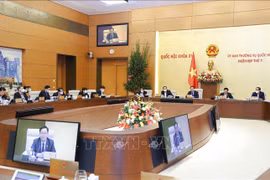 На 7-ом заседании Постоянного комитета НС. (Фото: ВИА)