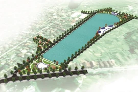 Проект парка Донгзау в поселке Йенлак уезда Йенлак (Фото: baovinhphuc.com.vn)