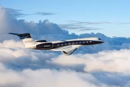 Роскошный самолет Gulfstream G700. (Фото: Гольфстрим)