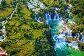 Водопад Банжок в геопарке Нонныок Каобанг (Фото: ВИА)