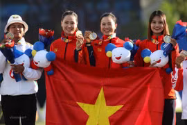 Вьетнамские спортсмены завоевали золотую медаль на SEA Games (Фото: ВИА) 