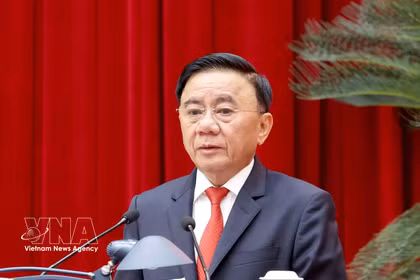 Постоянный член Секретариата Чан Кам Ту. (Фото: ВИА)