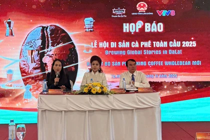 Пресс-конференция, посвящённая объявлению о Всемирном фестивале кофейного наследия 2025 года. (Фото: ВИА)