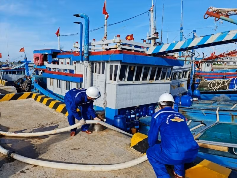 На складе рыболовного логистического центра West Reef хранятся различные продукты питания, провизия и вода, для обеспечения рыбаков, выходящих в море. (Фото: ВИА)