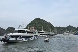 Судно ожидает туристов для посещения бухты Ланха у туристического причала Кайбео. (Фото: ВИА)