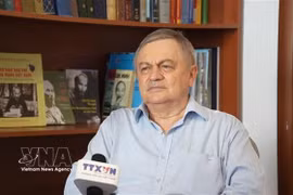 Доктор Анатолий Соколов, Институт востоковедения Российской академии наук, отвечает на вопросы корреспондента ВИА. Фото: ВИА