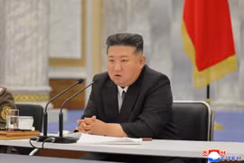 Лидер КНДР Ким Чен Ын. Фото: Yonhap/ВИА