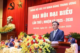Товарищ Чан Кам Ту выступил с заключительной речью на съезде. (Фото: ВИА)
