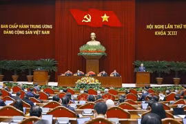 Открывается 15-й пленум Центрального комитета Коммунистической партии Вьетнама XIII созыва. (Фото: ВИА)