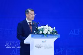 Премьер-министр Ле Минь Хынг выступает на пленарном заседании высокого уровня Осеннего экономического форума 2026 года (AEF 2026). Фото: ВИА