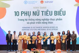 10 выдающихся вьетнамских женщин, удостоенных признания ФАО. Фото: nongthonviet.vn