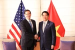 Президент Лыонг Кыонг (справа) принимает государственного секретаря США Марко Рубио в Нью-Йорке 24 сентября 2025 года. (Фото: ВИA)