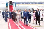 Премьер-министр Таиланда Паетонгтарн Шинаватра прибыла в Ханой 15 мая, начав свой двухдневный официальный визит во Вьетнам. (Фото: ВИA)