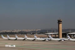 Самолёт авиакомпании El Al Israel Airlines в международном аэропорту Ben Gurion International Airport недалеко от Тель-Авива, Израиль (Фото: Синьхуа/ВИА)