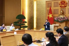 Премьер-министр Фам Минь Тьинь провёл конференцию, посвящённую развитию Национальной платформы обмена данными (Фото: ВИА)