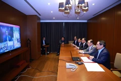 Премьер-министр Фам Минь Тьинь провёл онлайн-совещание с провинциями и городами для разработки мер по спасательным работам и ликвидации последствий стихийных бедствий (Фото: ВИА)