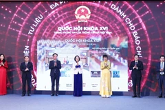 Представители делегаций приняли участие в церемонии официального запуска специализированного информационного портала о выборах депутатов НС XVI созыва и Народных советов всех уровней на срок 2026–2031 годов (Фото: ВИА)