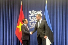 Заместителя премьер-министра и министра иностранных дел Вьетнама Буй Тхань Шон встретился с министром иностранных дел Эстонии Маргусом Цахкна (Фото: ВИА)