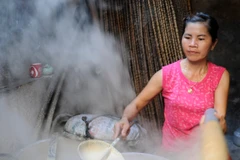 Сохранение традиционного ремесла по изготовлению рисовой бумаги Тхоха