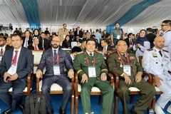 Глава вьетнамской делегации на церемонии открытия Indo Defense (Фото: ВИА)