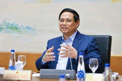 Премьер-министр Фам Минь Тьинь, депутат НС от города Кантхо, выступает с речью (Фото: ВИА)