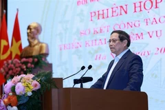 Премьер-министр Фам Минь Тьинь председательствует на 3-м заседании Руководящего комитета по развитию науки, технологий, инноваций, цифровой трансформации и Проекта 06 (Фото: ВИА) 