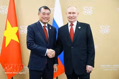 Премьер-министр Ле Минь Хынг провёл встречу с Президентом России Владимиром Путиным (Фото: ВИА)