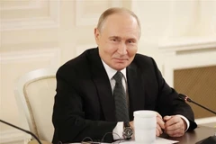 Президент РФ Владимир Путин на встрече с главами делегаций информационных агентств стран-членов OANA и представителям ведущих мировых СМИ (Фото: ВИА)