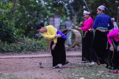 Бросание «ку» — яркая народная игра народности Мыонг в провинции Футхо